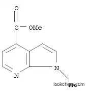 Molecular Structure of 1160437-59-1 (1H-Pyrrolo[2,3-b]pyridine-4-carboxylic acid, 1-methyl-, methyl ester)